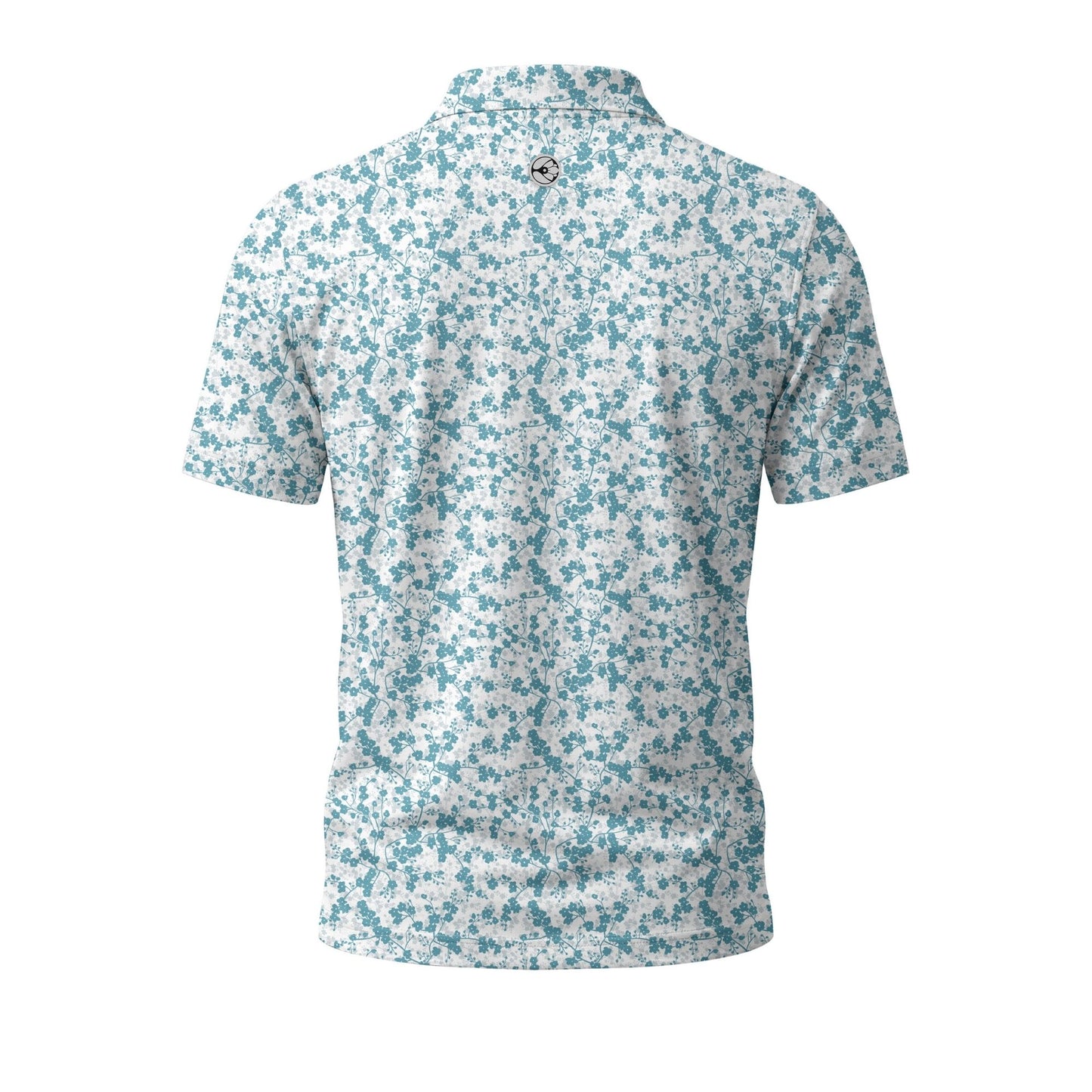 Floral patterned shirt on a white background